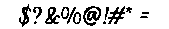 Bileso Script Font OTHER CHARS