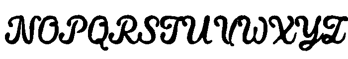Bileso Script Font UPPERCASE