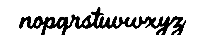 Bileso Script Font LOWERCASE