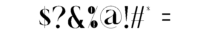 Bileta Font OTHER CHARS