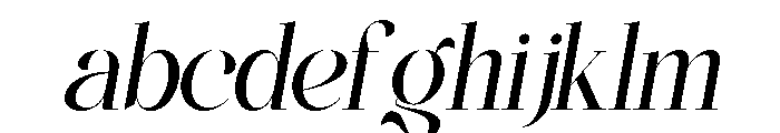 Bilgafe Italic FONT