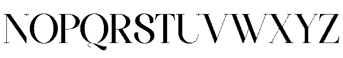 Bilgafe Regular Font UPPERCASE