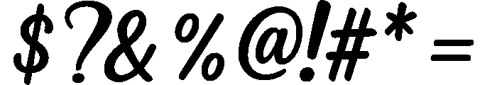 Bilgia Font OTHER CHARS