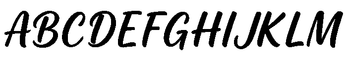 Bilgia Font UPPERCASE