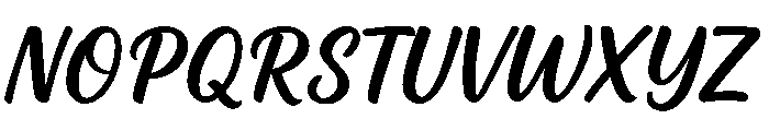 Bilgia Font UPPERCASE