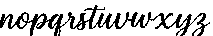 Bilgia Font LOWERCASE