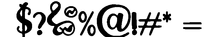 Bilimbi Font OTHER CHARS