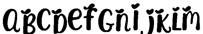 Bilimbi Font UPPERCASE