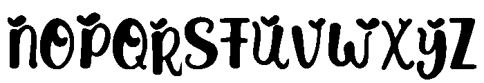 Bilimbi Font UPPERCASE