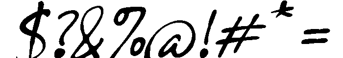 Billbrown Italic Regular Font OTHER CHARS
