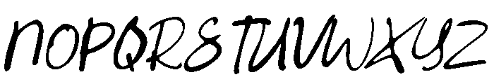 Billbrown Italic Regular Font UPPERCASE