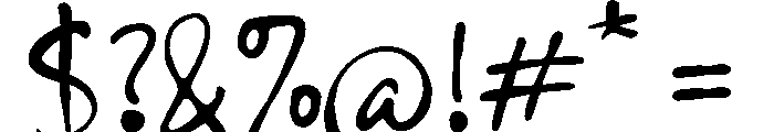 Billbrown Regular Font OTHER CHARS