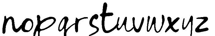 Billbrown Regular Font LOWERCASE