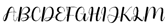 Billed Font UPPERCASE