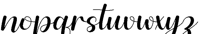 Billed Font LOWERCASE