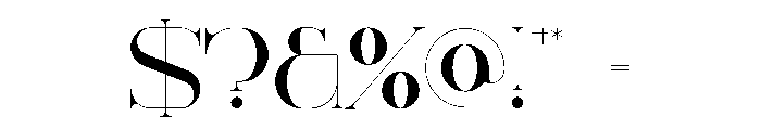 Billionaire Club Regular Font OTHER CHARS