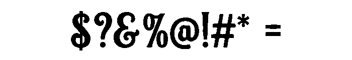 Billvane Font OTHER CHARS