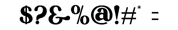 Bilma Font OTHER CHARS