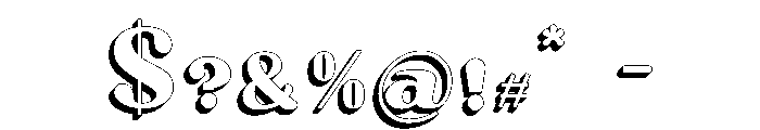 Bimar Font OTHER CHARS