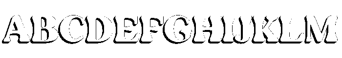 Bimar Font UPPERCASE
