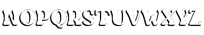 Bimar Font UPPERCASE