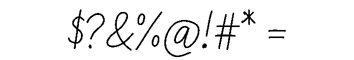 Bimbana Font OTHER CHARS