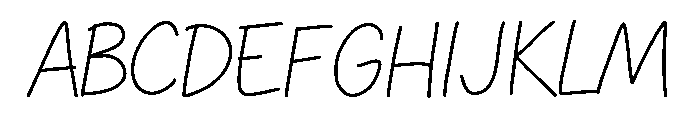 Bimbana Font UPPERCASE