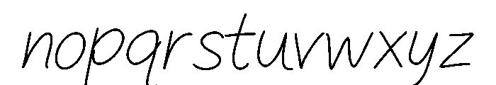 Bimbana Font LOWERCASE