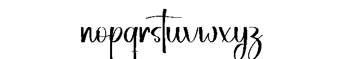 Bimble Teacher Font LOWERCASE