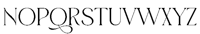 Bimolla Font UPPERCASE