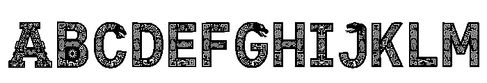 Bina Regular Font UPPERCASE