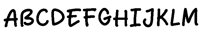 Bing Boss HW Font UPPERCASE