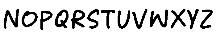 Bing Boss HW Font UPPERCASE