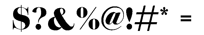 Bingah Font OTHER CHARS