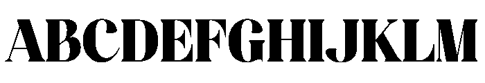 Bingah Font UPPERCASE