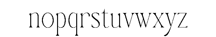 Bingkow Font LOWERCASE