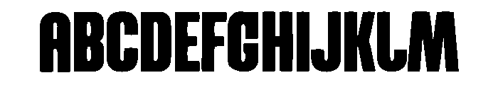 Bingorun Font UPPERCASE