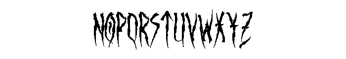 Binsruh Regular Font UPPERCASE