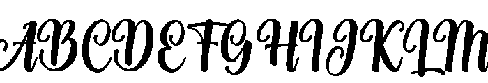 Bintage-Regular Font UPPERCASE