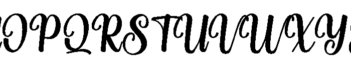 Bintage-Regular Font UPPERCASE