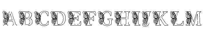 Birch Regular Font UPPERCASE