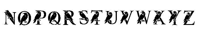 Bird Font Regular Font LOWERCASE