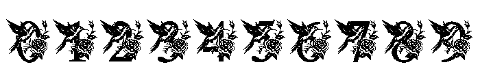Bird of Roses Font OTHER CHARS
