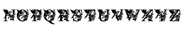 Bird of Roses Font UPPERCASE