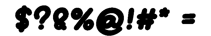 Birdview Bold Italic Font OTHER CHARS