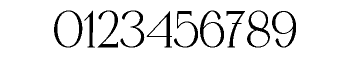 Biresta Midnight Regular Font OTHER CHARS