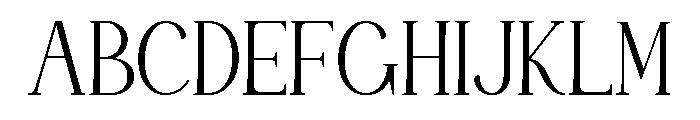 Biresta Midnight Regular Font UPPERCASE