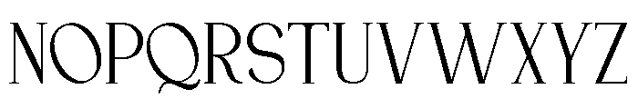 Biresta Midnight Regular Font UPPERCASE