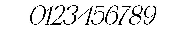 Biresta Midnight Slant Regular Font OTHER CHARS