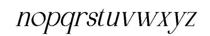 Biresta Midnight Slant Regular Font LOWERCASE